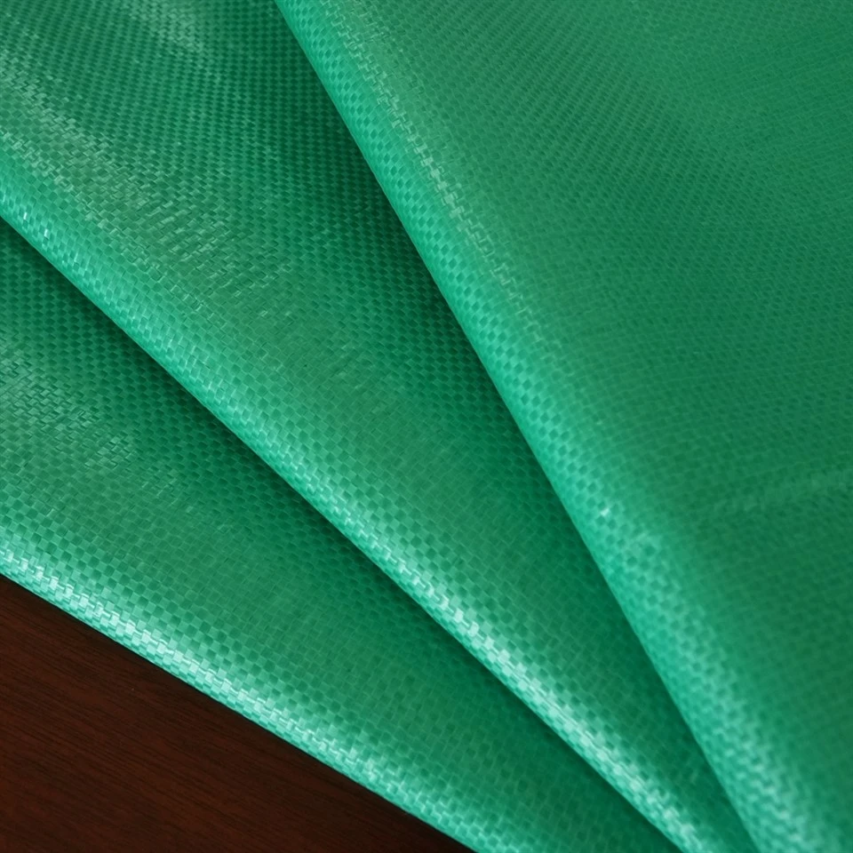 Green Woven Packaging Bags